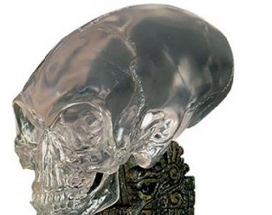 秘鲁两具头骨很像2008年电影《印地安纳琼斯：水晶骷髅王国》中外星人的头骨形状