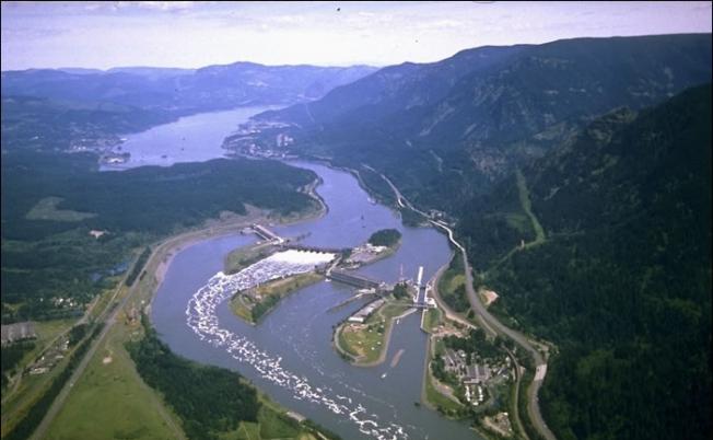 哥伦比亚河的河水温度上升