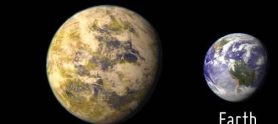 这颗编号为Gliese 832c的新发现的行星是一个“超级地球”，它的大小至少是我们地球的5倍