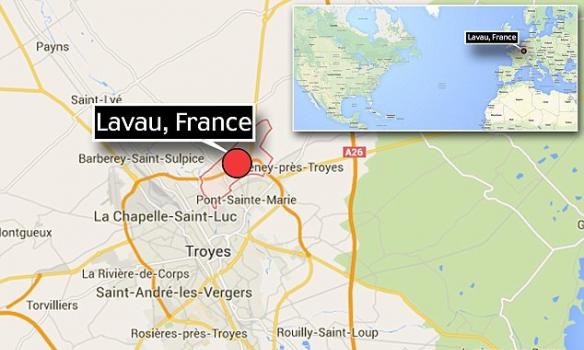 这次特殊发现地点位于法国东部的拉沃。