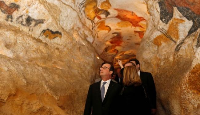 法国史前洞穴壁画“拉斯科洞窟4号”（Lascaux 4）复制展览馆揭幕