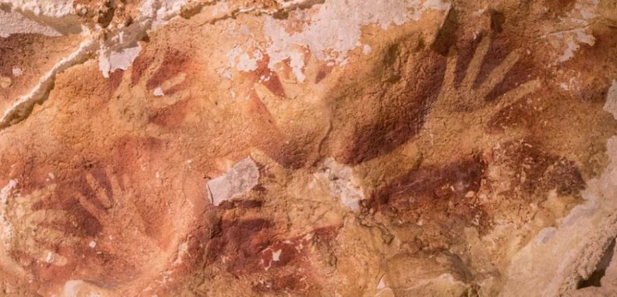 印度尼西亚的苏拉威西岛发现年代最早远古人类壁画