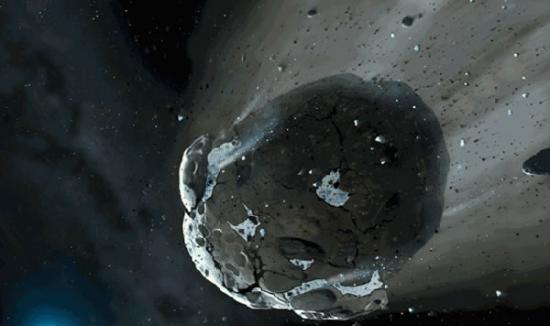 一颗死亡恒星的轨道上发现一颗可能富含水的行星残骸