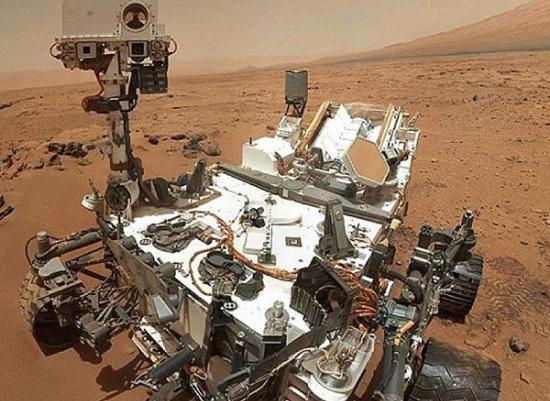美国太空总署从“好奇号”（图）火星车收集到的样本中，得到火星表面存在氮的证据。