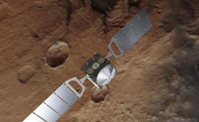 火星快车亦发现甲烷。