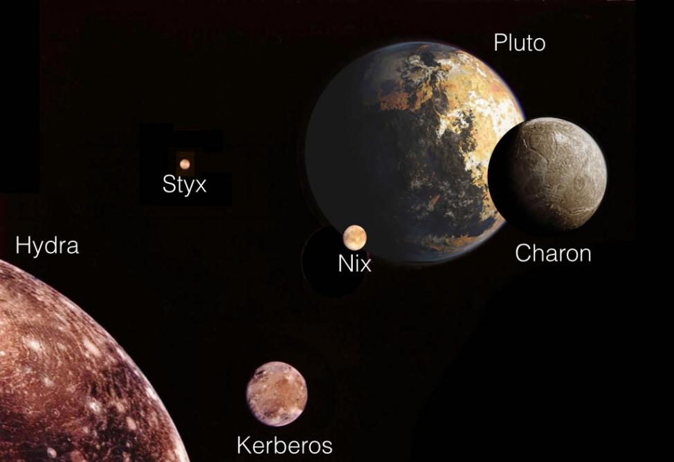 冥王星周围的四个卫星显示出相当异常的特点