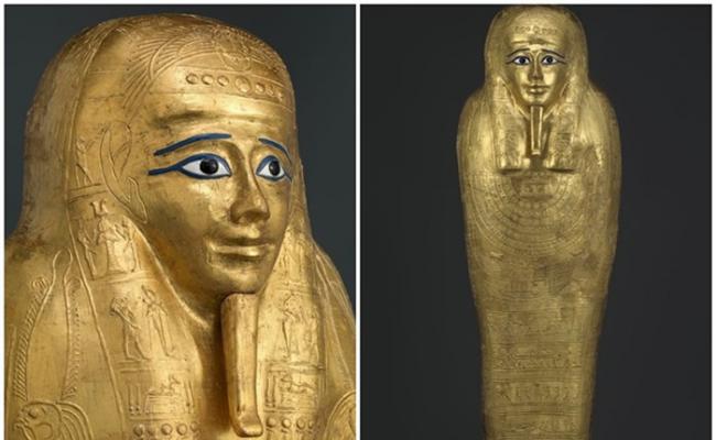 大都会艺术博物馆将会归还这具远古时代的黄金棺木给埃及。