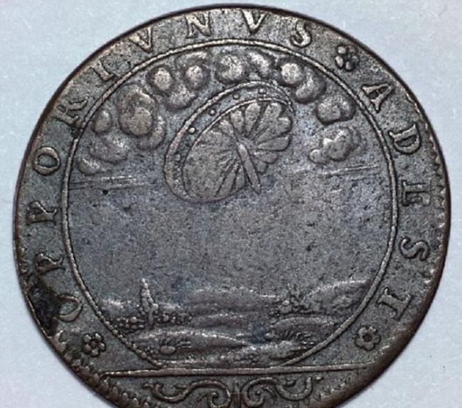 UFO猎人宣称发现数百年前人类目击UFO的确凿证据：法国17世纪硬币上有飞碟