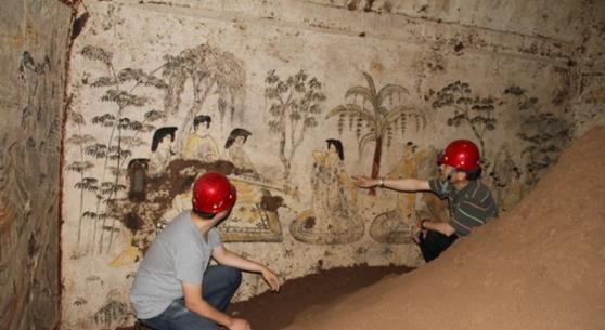 陕西文物局揭露完整唐代壁画