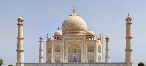 最新研究揭示印度泰姬陵大理石变色的原因：空气污染