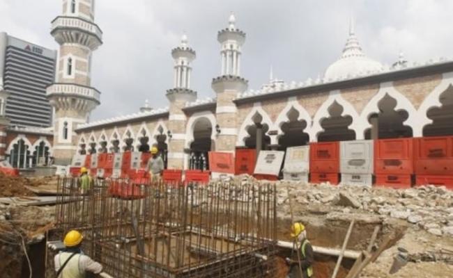 该批古物是在吉隆坡占美清真寺一带发现。