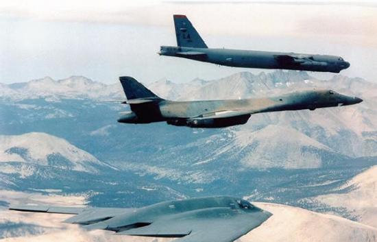 美国空军三大轰炸机。