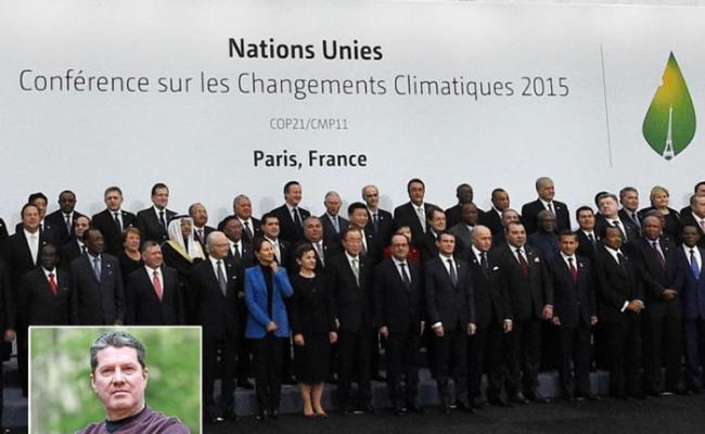 贝茨（小图）踢爆NOAA的报告，有误导巴黎气候峰会各国领袖之嫌。