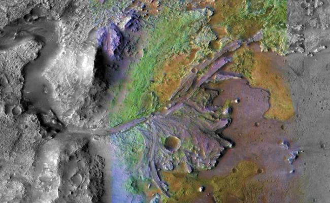 美国太空总署宣布决定以耶泽罗陨石坑作为2020年火星任务的探测车着陆点