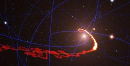银河系中央的超大质量黑洞将一团巨大的气体云完全撕裂