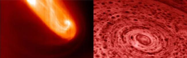 在温室效应的作用下，金星上的温度可达到450摄氏度。在金星的近地面层附近，风速为每小时数公里