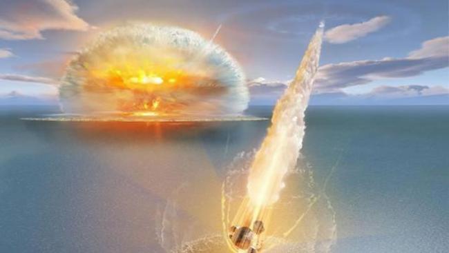 4.58亿年前地球曾同时遭受到两颗陨石的撞击