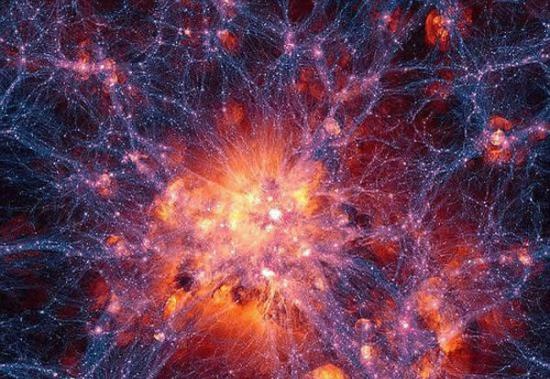 “我最感兴趣的事情之一是创造和发现暗物质，”莫妮卡・邓福德博士说，“从对宇宙的测量中我们知道，宇宙的25%是暗物质，但我们根本不知道暗物质是什么。”这是一张对宇
