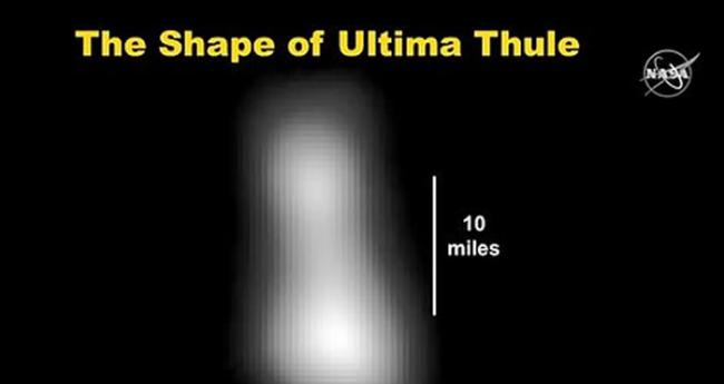 新视野号拍摄的小行星“终极远境”（Ultima Thule） 形状如同雪人