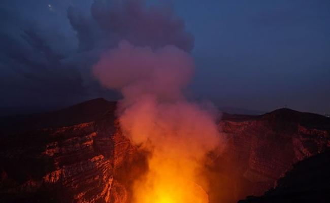 事发于尼加拉瓜马萨亚火山。（资料图片）