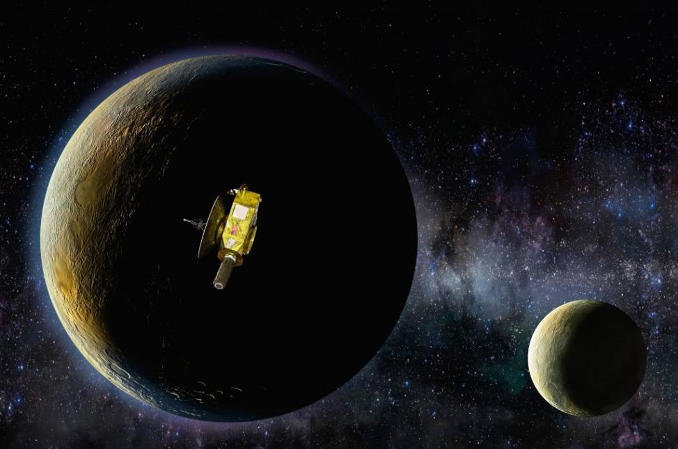 “新视野”号探测器将于7月14日从冥王星上方约1万公里处飞过