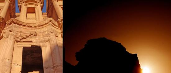 纳巴泰文明的宫殿、神庙和陵墓等建筑在设计时把太阳运动轨迹纳入参考