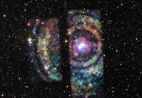 美国宇航局公布一颗中子星耀斑爆发时的壮美景象