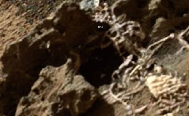 外星人猎人声称在火星表面发现“外星人尸骨”