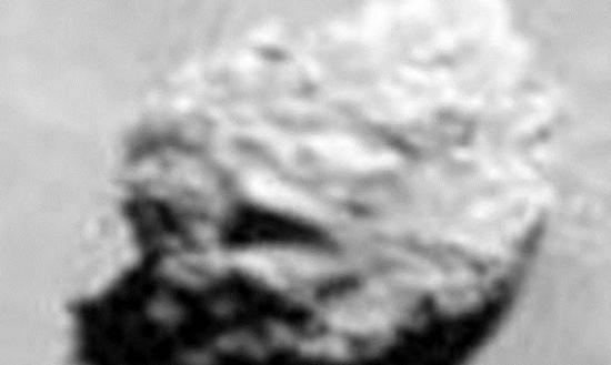 英国天文爱好者称67P彗星表面发现疑似外星人头骨