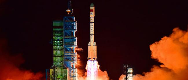 中国用长征四号乙运载火箭成功将“海洋二号Ｂ”卫星发射升空