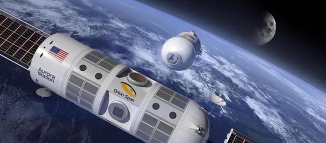 世界上首家建在国际空间站的太空酒店Aurora计划于2022年开业