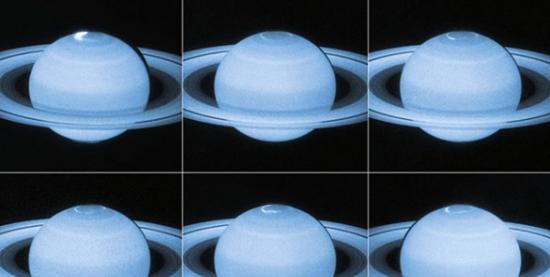 土星极光现象的触发过程与地球天空中闪烁的光芒的产生过程相同