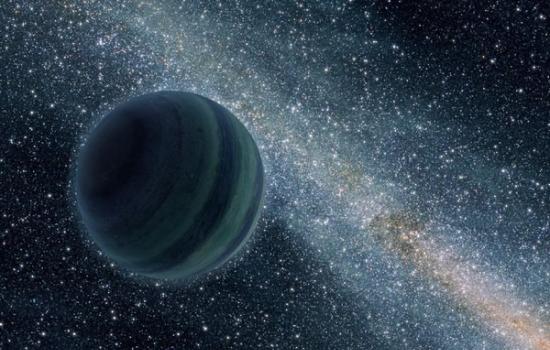 太阳系中存在第九大行星“X行星”（想象图）