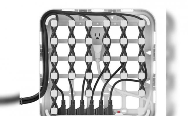 电线收纳器设计如方形救火喉箱。