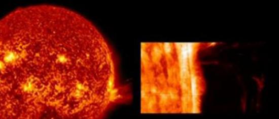 美国航天局首次抓拍到太阳日冕物质抛射画面