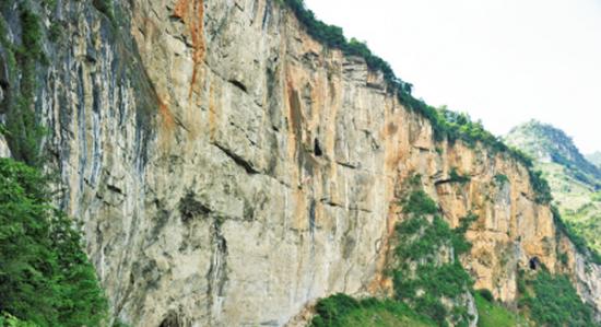 距今一万年前旧石器时代晚期贵州贞丰红岩壁画