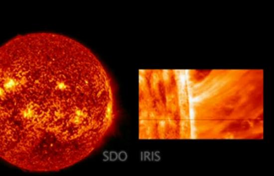美国航天局首次抓拍到太阳日冕物质抛射画面