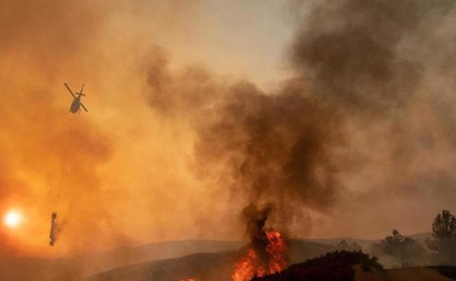 美国连场山火造成严重经济损失。