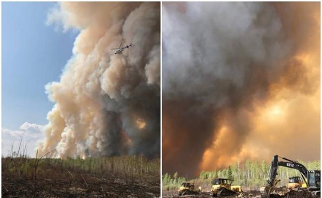 加拿大艾伯塔省山火连烧10日 焚毁范围相当于2个香港的土地面积