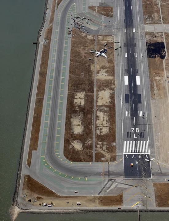 韩亚航空公司波音777客机在美国旧金山国际机场着陆时失事