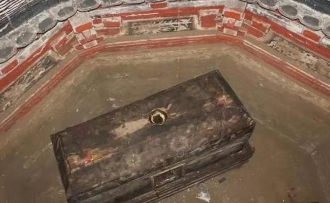 山西晋中寿阳县建筑工地掘出金代古墓 壁画棺椁罕有保存完整