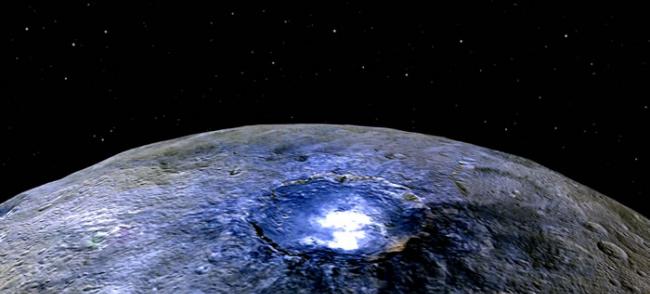 由于谷神星是小行星带中最大的一颗天体，也是木星和火星之间轨道上的一个大块头，其直径为950公里，科学家一直对其充满了好奇
