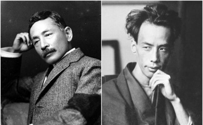 日本所申请的34个海底地名中，包括有日本文豪夏目漱石（左）及芥川龙之介（右）相关的名称。（资料图片）