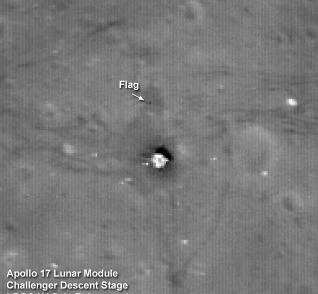 阿波罗17号登月降落点