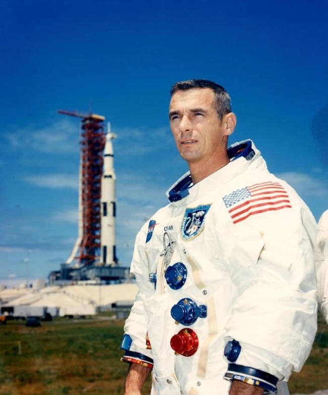 美国NASA公布：最后一位在月球留下脚印的宇航员尤金・塞南(Eugene Cernan)辞世