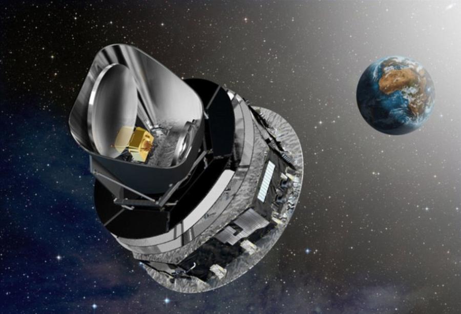 2009年5月14日发射的普朗克太空望远镜，利用阿丽亚娜-5型火箭发射，一同发射的还有欧航局的赫歇尔红外望远镜。普朗克望远镜用于研究宇宙微波背景，即大爆炸的残余