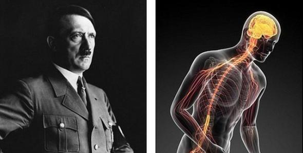 科学家最新研究显示，希特勒可能患有帕金森综合症，导致性情暴躁，左手经常颤抖，最终重大决策失误导致二战惨败。