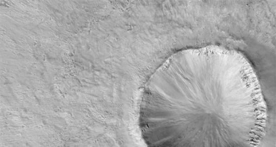 拉格陨坑立体图像
