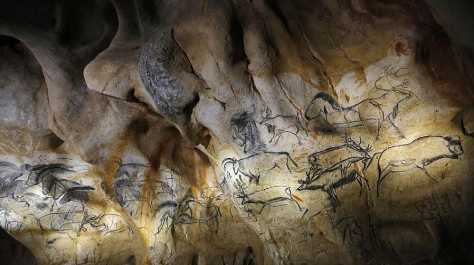 法国肖维岩洞中的史前壁画已经有3.6万年历史，这些史前艺术现在已被复制下来。