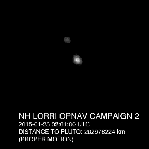 美国宇航局“新视野”探测器拍摄到冥王星与卫星“卡戎”“跳舞”